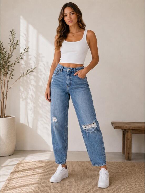 Abercrombie & Fitch Denim - Abercrombie & Fitch Jeans The 80’s Mom Jean High Rise 29/8Curve Love